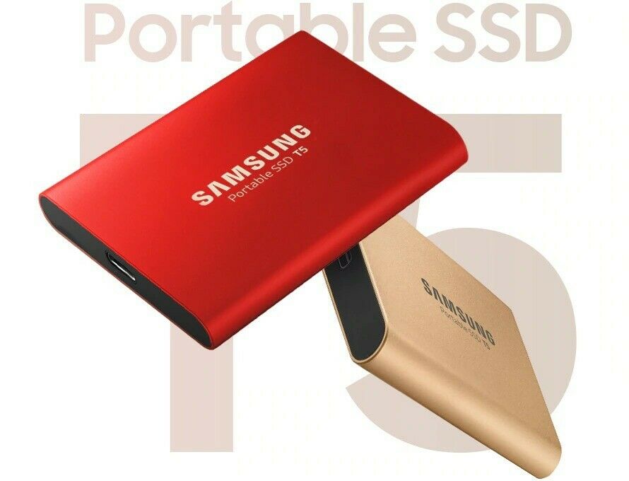 100% Original Samsung T5 500GB USB 3.1 Gen2 w Kabel MU-PA500 #2