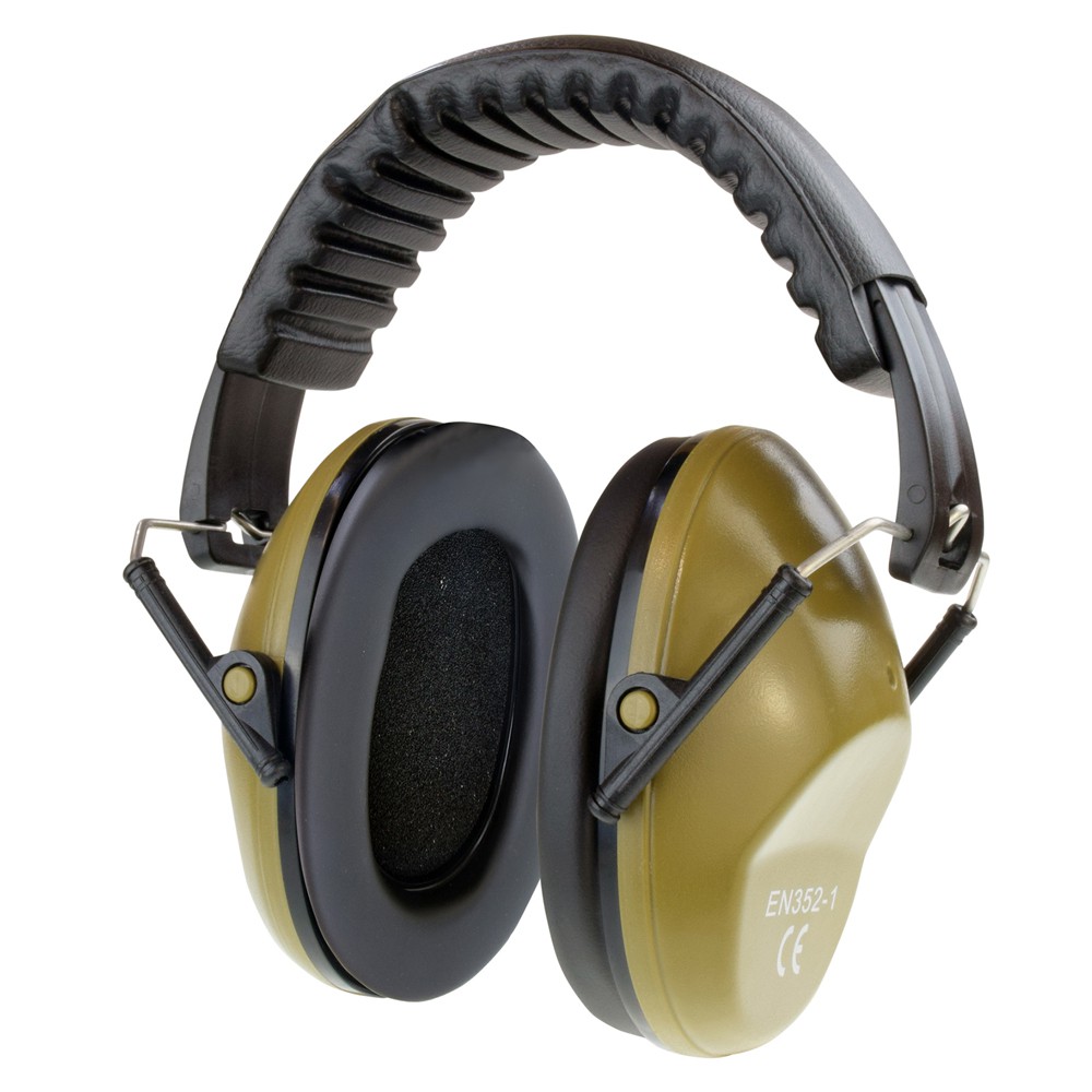 HERTZ EM-5005: EAR MUFF OD GREEN ที่ครอบหูลดเสียง 27 dB NRR สีเขียวทหาร สำหรับฝึกซ้อมยิงปืน