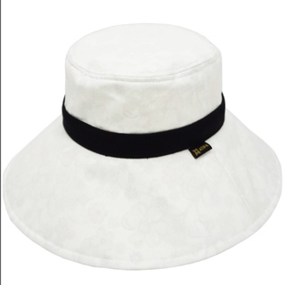 ATIPA หมวกปีกกว้างแทนร่ม รุ่นใหม่ Madame Derby White