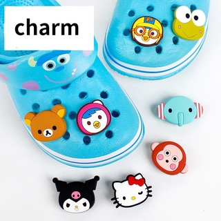 CROCS เข็มกลัด รูปการ์ตูนกบ โดราเอมอน ปิกาจู หมี Jibitz Charm Hello Kitty น่ารัก เครื่องประดับ สําหรับตกแต่งรองเท้าผู้หญิง