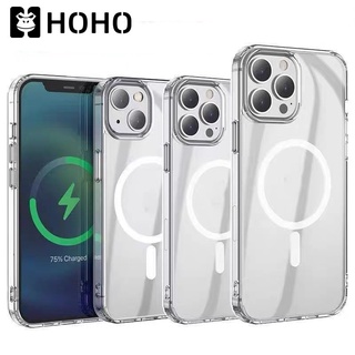 HOHO🔥เคสเกราะกันกระแทกสำหรับ ใช้สำหรับ iPhone 14 Plus 12 11 13 14 Pro Max 13 Mini Case ปลอกเคสใสสำหรับเคสไอโฟนเคสตัวครอบ