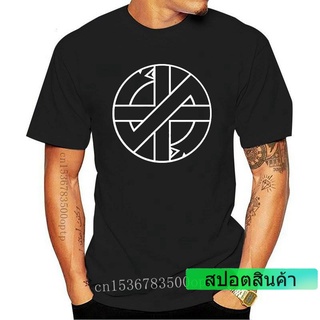 ขายดี เสื้อยืดลําลอง แขนสั้น พิมพ์ลายโลโก้ CRASS Punk UK Anarcho HFcipc55IHaifh63