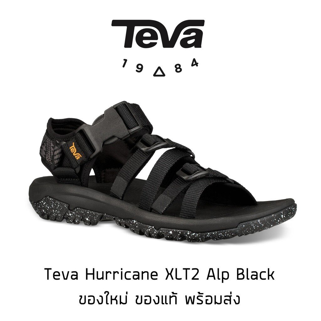 DF รองเท้าแตะรัดส้น TEVA Hurricane XLT2 ALP Men - Black รองเท้า Outdoor ของแท้ พร้อมส่ง
