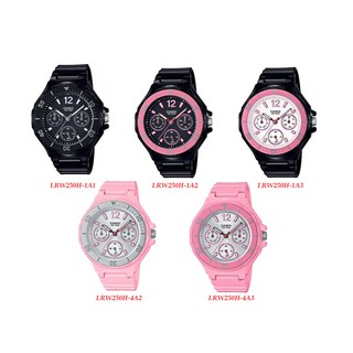 Casio Standard นาฬิกาข้อมือผู้หญิง สายเรซิ่น รุ่น LRW-250H