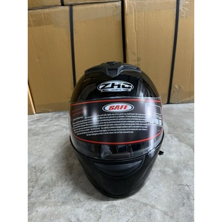 หมวกกันน็อค สีดำเงา หมวก ZHC Helmet หน้ากากสีชา รุ่นเต็มใบปิดคาง ยอดนิยม จัดส่งวันต่อวัน