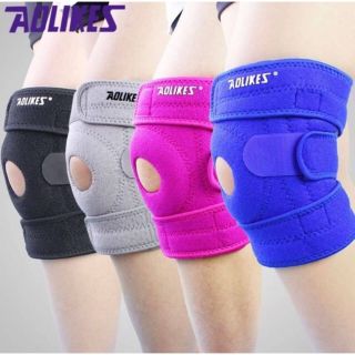 AOLIKES KNEE SUPPORT ผ้ารัดหัวเข่า 3 เส้น เสริมสปิง 2 เส้น พร้อมช่องระบายอากาศ