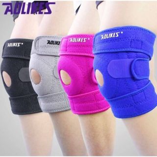 AOLIKES KNEE SUPPORT ผ้ารัดหัวเข่า 3 เส้น เสริมสปิง 2 เส้น พร้อมช่องระบายอากาศ