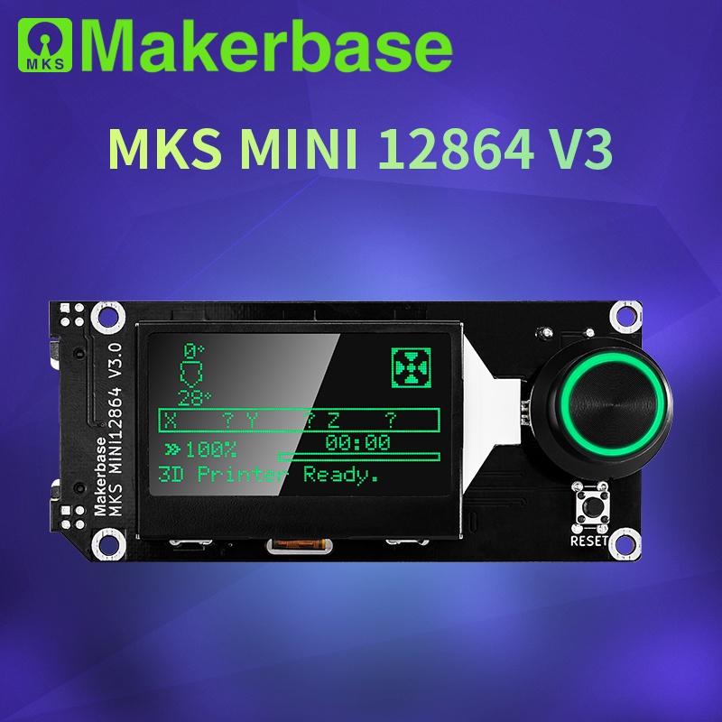 MKS MINI12864 V3.0 RepRap 12864 GLCD Liquid Crystal Screen Mini ...