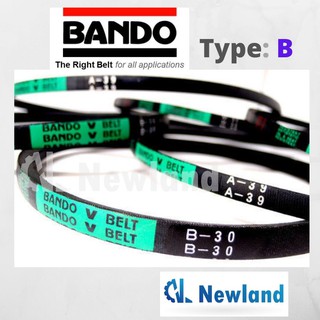 Bando สายพาน V (Type B) ขนาด B60 - B79 (เครื่องจักร / รถแทรกเตอร์ / อุตสาหกรรม)
