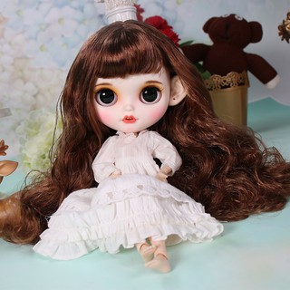 Blythe doll makeup matte open mouth with teeth ตุ๊กตาบลายธ์ blyth doll