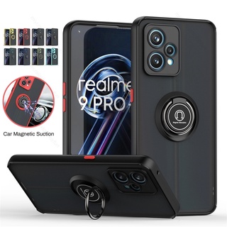 เคสโทรศัพท์มือถือ ซิลิโคนแข็ง ใส ผิวด้าน บางมาก สําหรับ Realme 9 Pro Plus 9Pro+ 9i Realme9 4G 5G