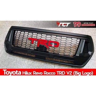 B.S.D กระจังหน้าแต่ง REVO ROCCO TRD (ใหญ่) สีดำด้าน