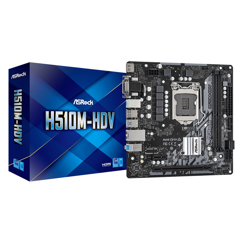 ASROCK H510M-HDV SOCKET LGA1200 เมนบอร์ด ( ASRK-H510M-HDV )