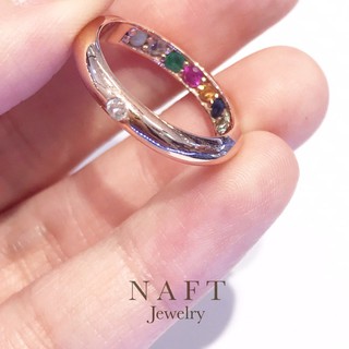 Naft Jewelry 9 Lucky gems ring : แหวนนพเก้ารุ่นซ่อนทรัพย์ เงินไม่รั่วไหล