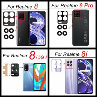 อะไหล่ฝาครอบเลนส์กล้อง ด้านหลัง พร้อมเทปกาว สําหรับ Realme 8 Pro 5G 8i