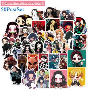 ❉ Demon Slayer: Kimetsu no Yaiba - Series 01 Anime สติ๊กเกอร์ ❉ 50Pcs/Set Mixed Luggage Laptop Skateboard Doodle สติ๊กเกอร์