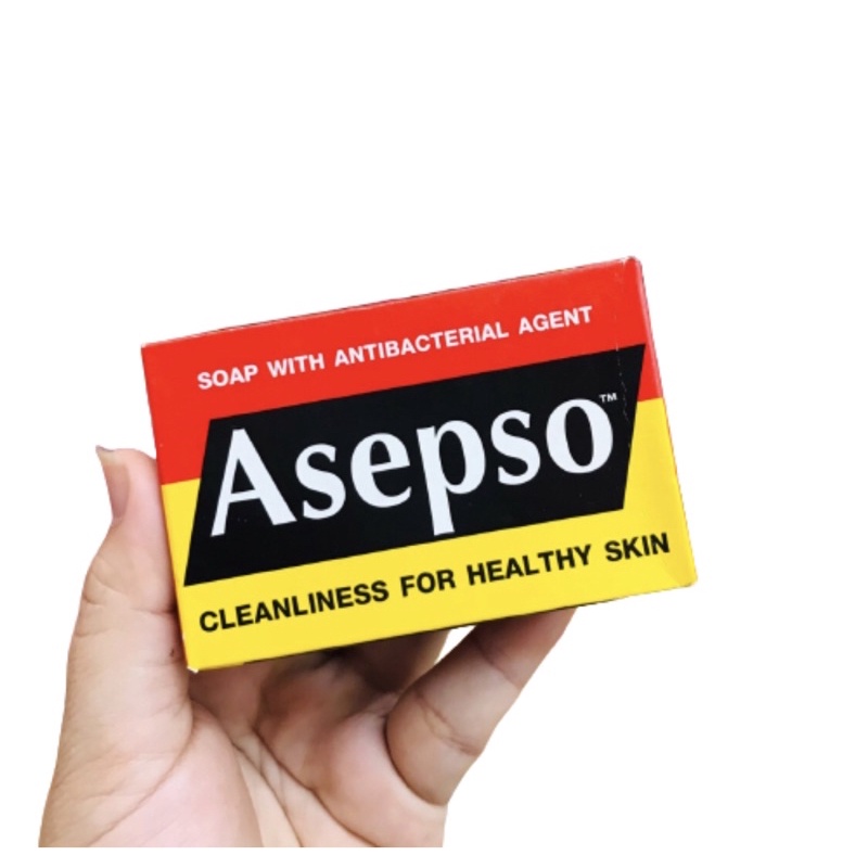 📍 สบู่ Asepso Soap with Antibacterial Agent สบู่อนามัย