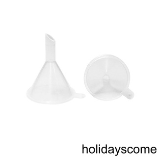 [Hclm] 3pcs Triangular Funnel Portable Leftovers Soup Filter Mini Plastic Kitchen Funnel Resuable Laboratory Equipment