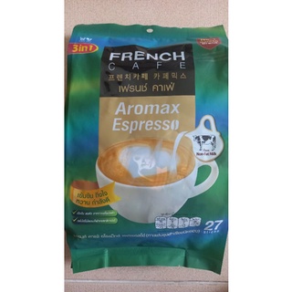 กาแฟ เฟรนคาเฟ อโรแม็ก เอกเพรสโซ่ FRENCH CAFE AROMA EXPRESSO ซองสีเขียว 27 ซอง