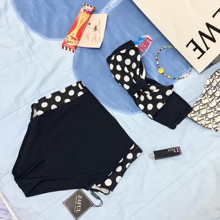 พร้อมส่ง 🍓bikini two piece Polkadot