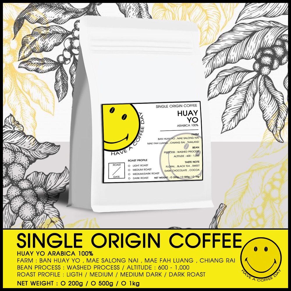 เมล็ดกาแฟห้วยโย 🇹🇭 l HUAY YO l WASHED PROCESS l SINGLE ORIGIN COFFEE