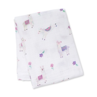 Lulujo ผ้าอ้อมมัสลินคอตตอน Cotton Muslin Swaddle - Llama