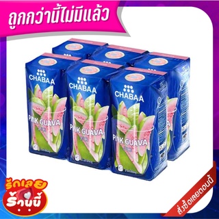 ชบา น้ำฝรั่ง 30% 180มล.X6 กล่อง Chabaa Guava Juice 30% 180 ml x 6