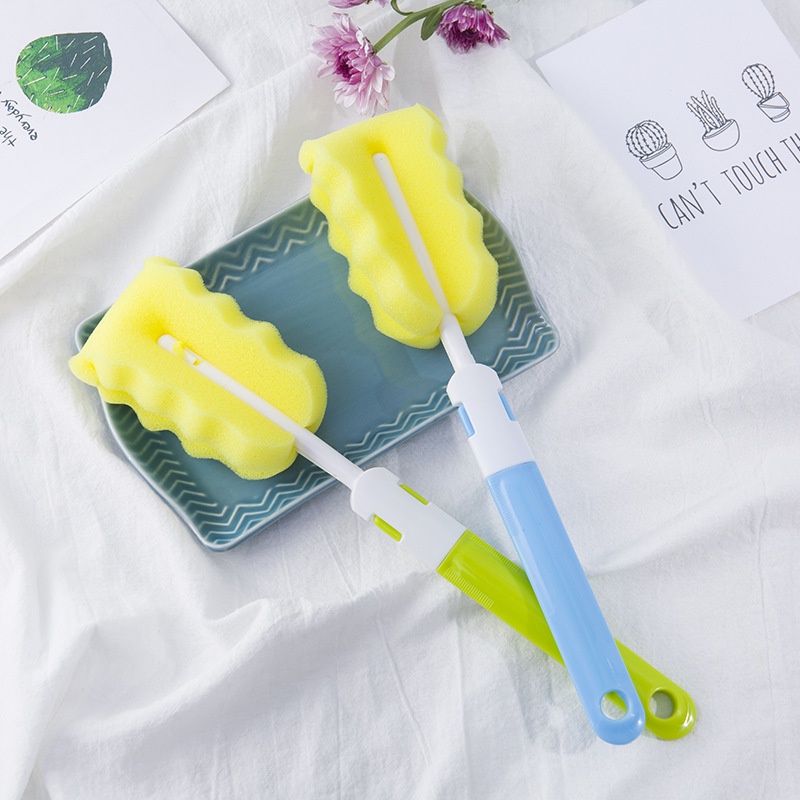 Bottle-feeding 14 บาท แปรงฟองน้ำทำความสะอาดขวดนม ฟองน้ำจุกนม  (BS01) Mom & Baby