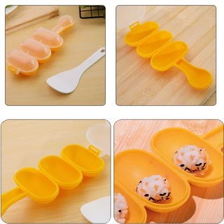 แม่พิมพ์ข้าวปั้นข้าวปั้นซูชิ DIY สำหรับเด็ก พิมพ์ทำข้าวปั้นรูปก้อนกลม