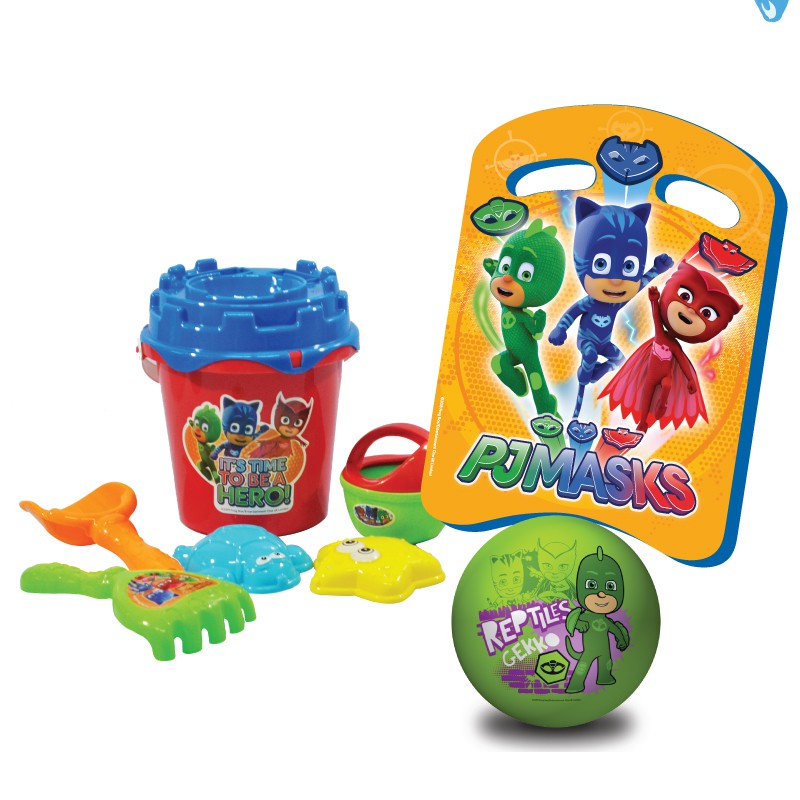 PJ Masks(พีเจแมสก์)ชุดเซต PJ Masks บอร์ดว่ายน้ำ+ตักทราย+ลูกบอลเป่าลมToy Smart