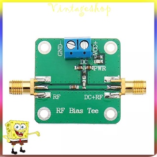 【INStock]  DC Bias 10-6000MHz 6GHz RF Tee Broadband Microwave DC Bias Blocker for HAM Radio RTL SDR LNA Low Noise Ham Radio Amplifier