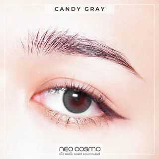 Candy Gray / คอนแทคเลนส์ Neo Cosmo สีเทาสไตล์เกาหลี มีขอบดำบางๆ ขนาดมินิ มีส่งด่วนใน กทม.