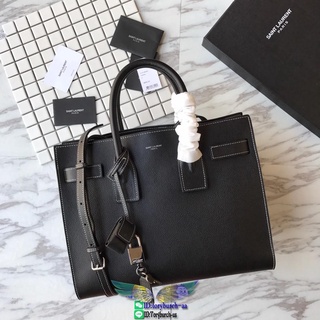 YSL Sac De jour versatile solid shopping handbag tote bag practical notebook laptop bag