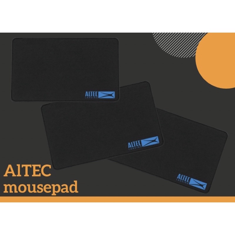 แผ่นรองเม้าส์ AlTEC mousepad ยี่ห้อ AlTEC Lansing สีดำล้วน
