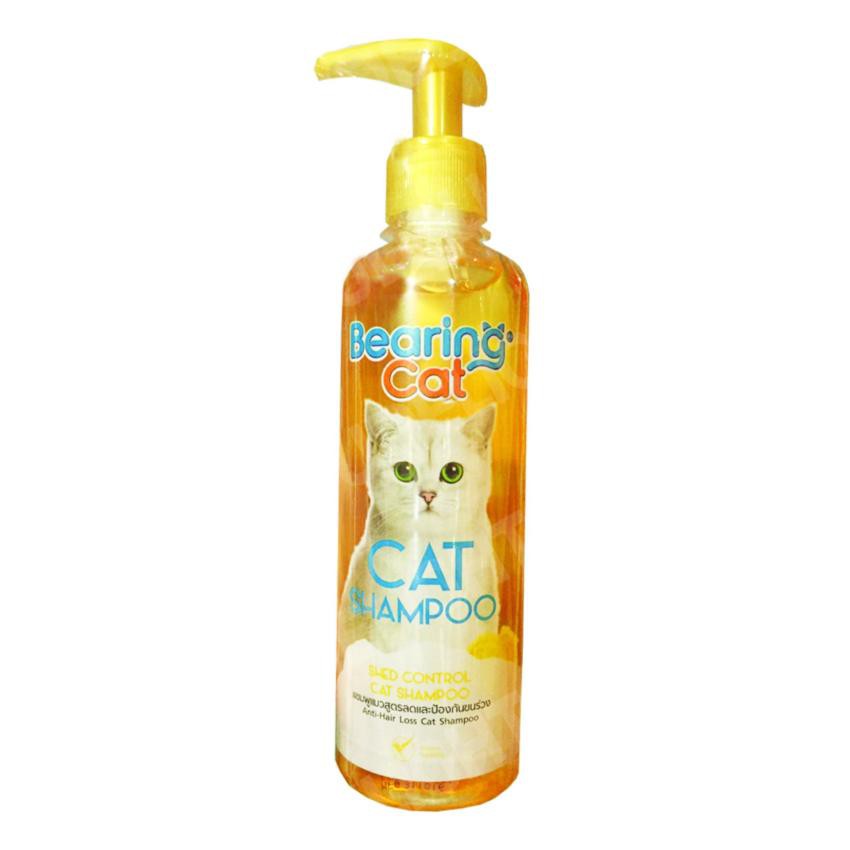 แชมพูแมว Bearing Cat Shampoo Anti-Hair Loss สูตรลดและป้องกันขนร่วง 350 มล.(1ขวด)Bearing Cat Shampoo Anti-Hair Loss Form
