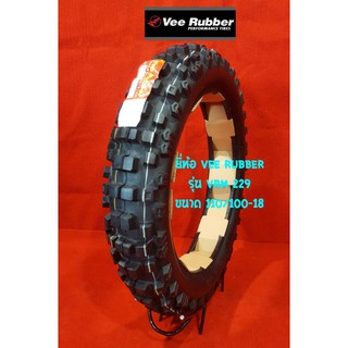 110/100-18 รุ่น VRM 229 ยี่ห้อ VEE RUBBER ยางรถวิบาก motocross ยางรถเอ็นดูโร่