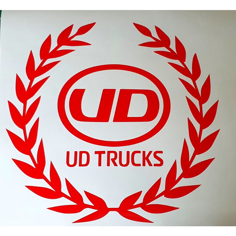 โลโก้ UD TRUCKS .สติ๊กเกอร์ CERMIN DAN BODY UD UNTUK LORI,STICKER LORRY.