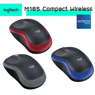 [ประกัน 1 ปี] Logitech M185 Compact Wireless Mouse เมาส์ไร้สายขนาดกะทัดรัด - HITECHubon