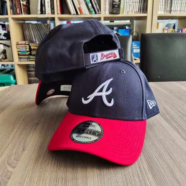 Casquette 9FORTY League Atlanta Braves bleu marine-rouge