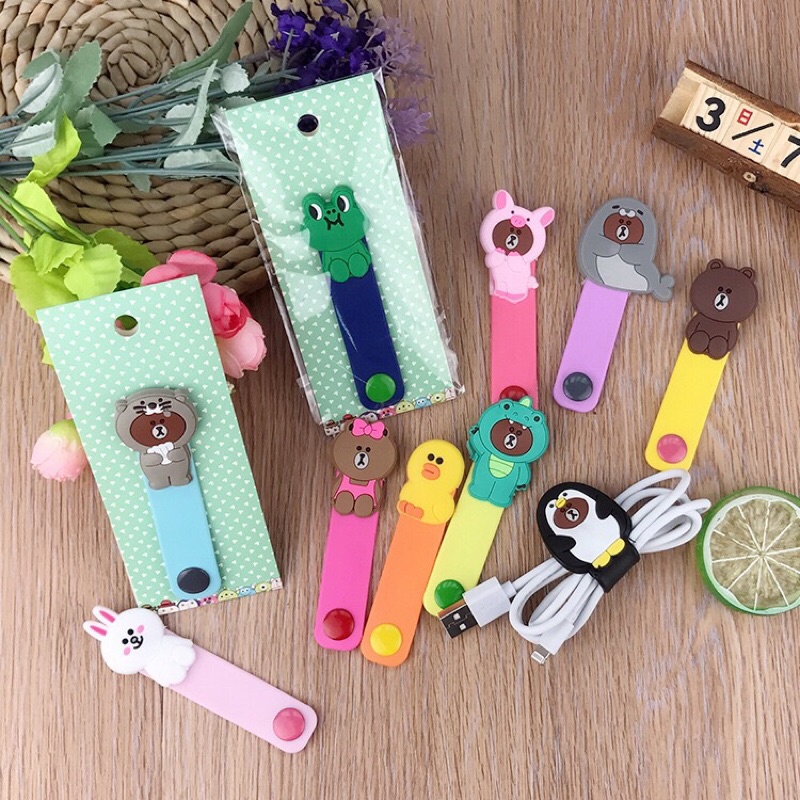 kingshopping  TT073 (ร้านไทย) ที่รัดสายชาร์จและสายหูฟัง(29ลาย คละลาย) (มือถือและอุปกรณ์เสริม) - รูปที่ 5