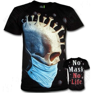 Glow in the DARK NoMask เสื้อวงร็อค ไซซ์ M L