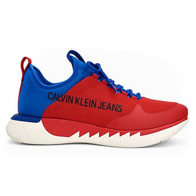 Calvin Klein Jeans รองเท้าผู้ชายจากประเทศอเมริกา รุ่น ANGUS Sneakers in RED/BLUE