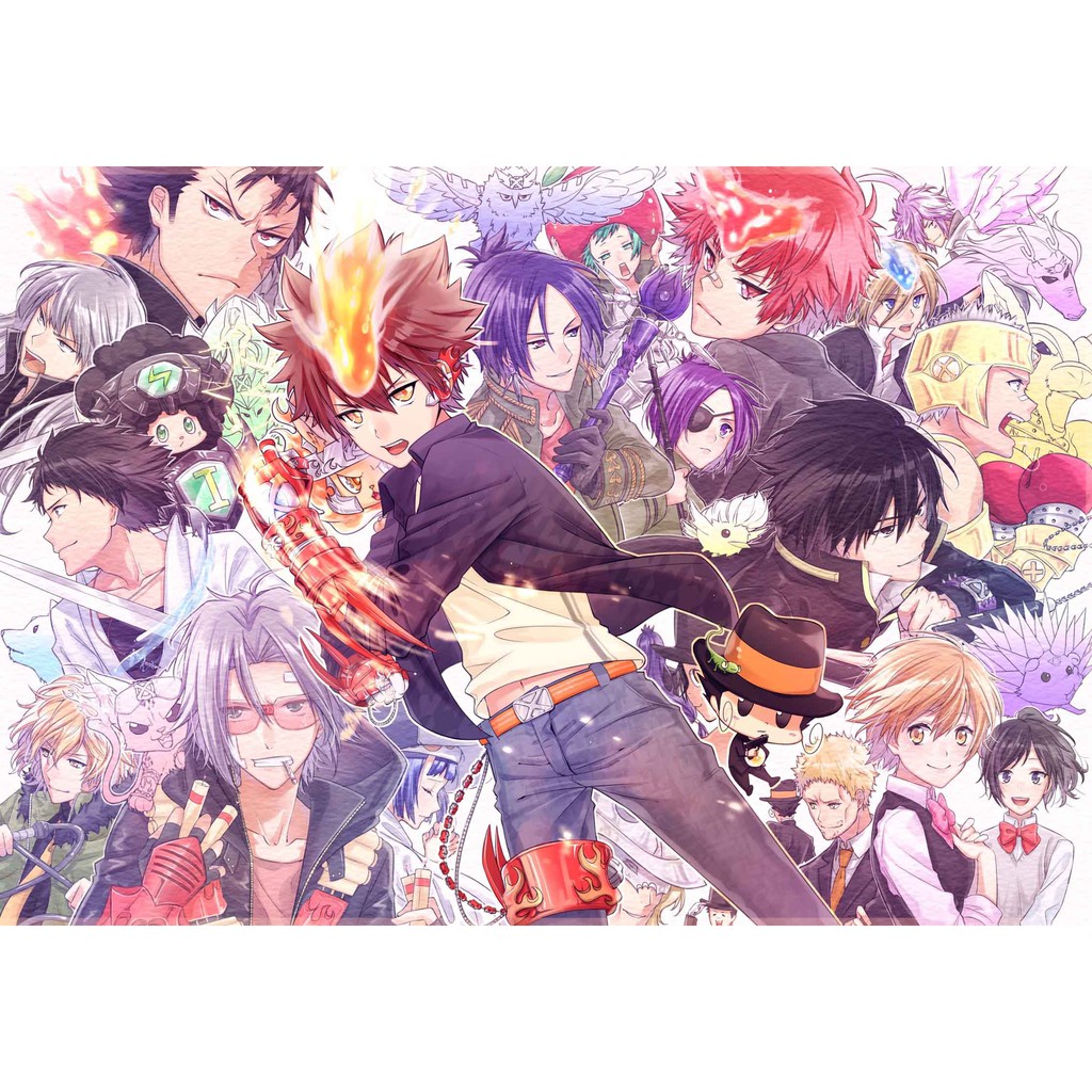 โปสเตอร์ Reborn รีบอร์น การ์ตูน ญี่ปุ่น Poster ของขวัญ โปสเตอร์การ์ตูน Japan Anime โปสเตอร์สำหรับเด็