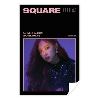 โปสเตอร์ติดผนัง Rose Blackpink Square Up Teaser Official Poster