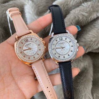 Coach watch สายหนังแท้