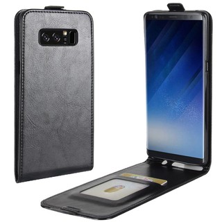 เคสหนัง Samsung Galaxy Note 8 ขึ้นและลงพลิก การป้องกัน โทรศัพท์กรณี