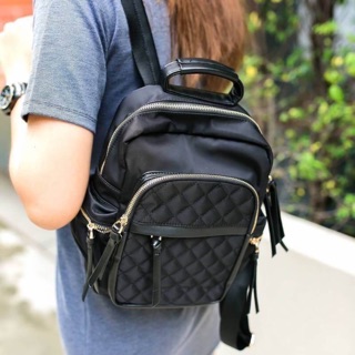 ReStock! Best Seller! MARCS MINI BACKPACK WITH DETAIL กระเป๋าสะพายเป้ Unisex Backpack วัสดุ Nylon