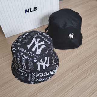 พร้อมส่ง🖤🖤แท้ 100% MLB  BUCKET  หมวก NY บักเก็ต แท้ นำเข้าจากเกาหลี🇰🇷