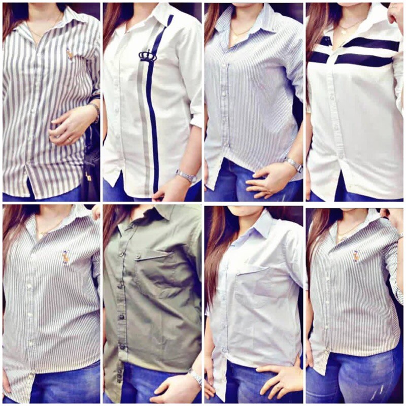 ใหม่มาถึง % Cotton Stylish Shirt For Womens.