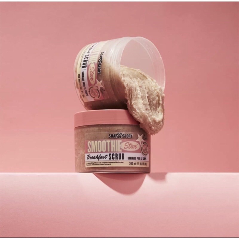 สครับขัดผิว Soap & Glory โซพ แอนด์ กลอรี่ สมูทตี้ สตาร์ เบรคฟาส สครับ 300 ml - รูปที่ 3